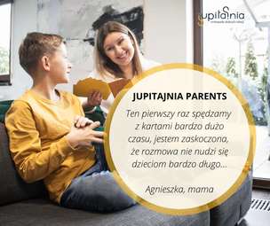 Jupitajnia PARENTS - karty wspierające rozwój emocjonalny i budowanie relacji z dzieckiem 