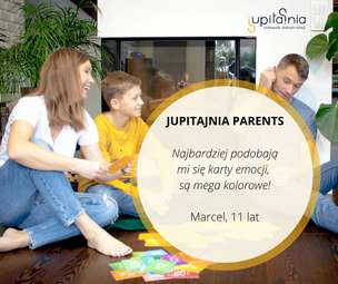 Jupitajnia PARENTS - karty wspierające rozwój emocjonalny i budowanie relacji z dzieckiem 