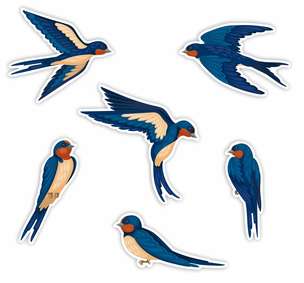 Dekoracje ozdoby Wiosna - Wiosenny krajobraz XL (11 elementów, dwustronne) (1)