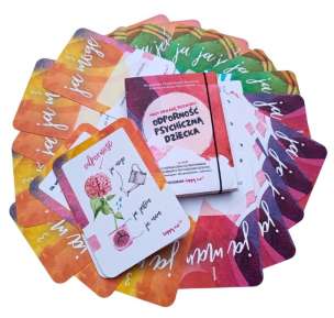 Karty Odporności Psychicznej Happy Me. 21 kart z inspiracjami do budowania odporności psychicznej dziecka (Wydanie II, rozszerzone)