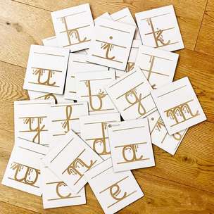 Alfabet do nauki pisania (duże litery) - pomoc dydaktyczna (1)