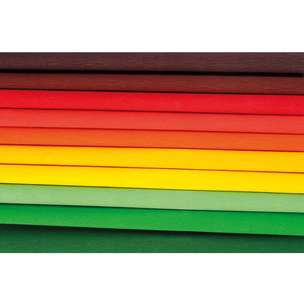 Bibuła marszczona zestaw Jesień - 10 rolek (25 x 200)