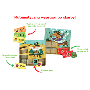 Kumaci piraci - gra matematyczna