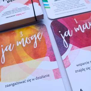 Karty Odporności Psychicznej Happy Me. 21 kart z inspiracjami do budowania odporności psychicznej dziecka (Wydanie II, rozszerzone)