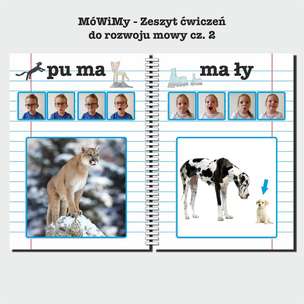 MóWiMy. Zeszyty ćwiczeń do rozwoju mowy. Część 1, 2, 3 - ZESTAW
