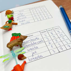 Stemple edukacyjne - sylaby, głoski, litery