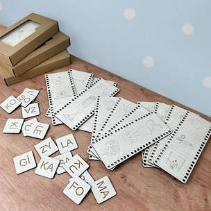 Sylabowy aparat fotograficzny - komplet 6 szt.