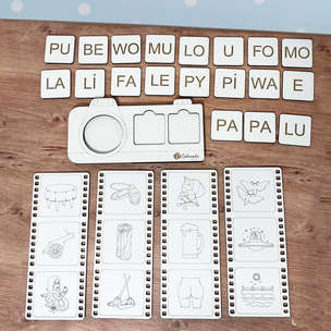 Sylabowy aparat fotograficzny - komplet 6 szt.