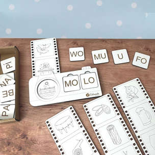 Sylabowy aparat fotograficzny - komplet 6 szt.