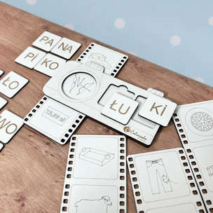 Sylabowy aparat fotograficzny - komplet 6 szt.