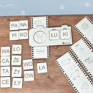 Sylabowy aparat fotograficzny - komplet 6 szt.