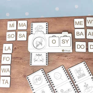 Sylabowy aparat fotograficzny - komplet 6 szt.