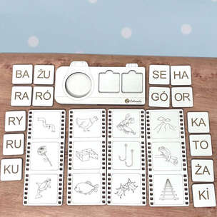 Sylabowy aparat fotograficzny - komplet 6 szt.