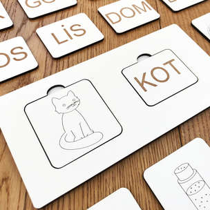 Układanka sylabowa cz. 5 - zestaw do nauki czytania