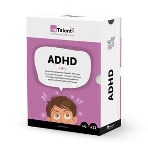 mTalent ADHD. Zestaw interaktywnych ćwiczeń, kart pracy i scenariuszy do pracy z uczniem z objawami lub diagnozą zespołu nadpobudliwości psychoruchowej z deficytem uwag
