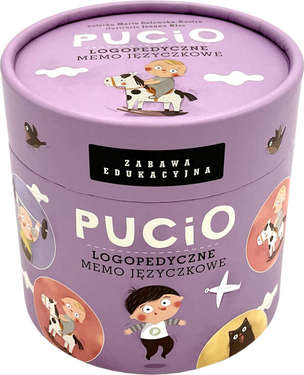 Pucio. Logopedyczne memo języczkowe - zabawa edukacyjna