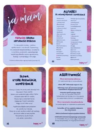 Karty Odporności Psychicznej Happy Me. 21 kart z inspiracjami do budowania odporności psychicznej dziecka (Wydanie II, rozszerzone)