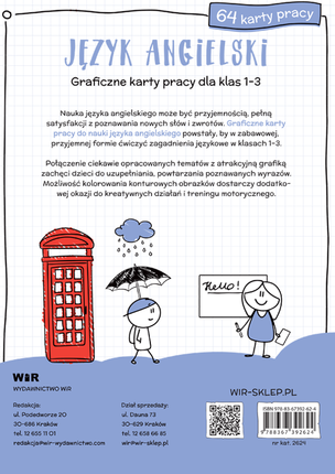 Język angielski. Graficzne karty pracy dla klas 1-3