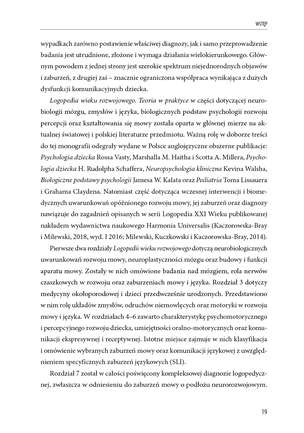 Logopedia wieku rozwojowego. Teoria w praktyce