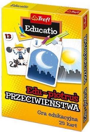 Karty Edu Piotruś. Przeciwieństwa - gra edukacyjna