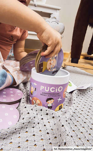 Pucio. Logopedyczne memo języczkowe - zabawa edukacyjna