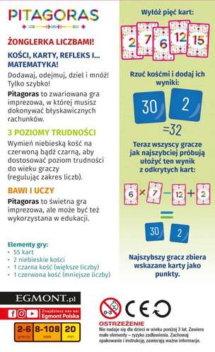 Pitagoras - gra matematyczna 