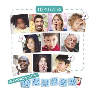 10 emocji - puzzle progresywne
