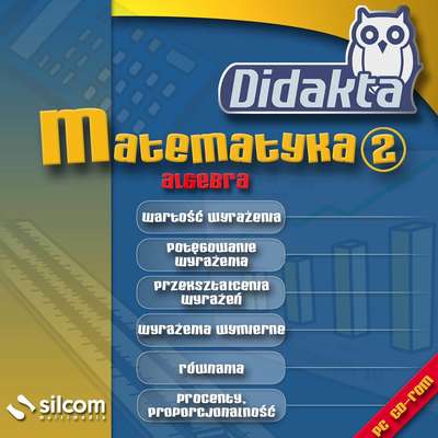 Didakta. Matematyka 2 - Algebra - multimedialny program edukacyjny dla szkół podstawowych (wersja elektroniczna, bezterminowa licencja na 20 stanowisk PC) - wersja polska PL