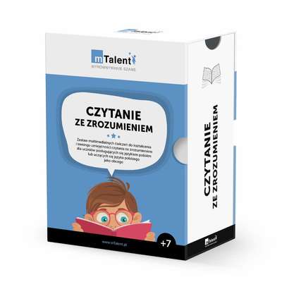 mTalent Czytanie ze zrozumieniem. Zestaw multimedialnych ćwiczeń do kształcenia i treningu umiejętności czytania ze zrozumieniem dla uczniów posługujących się językiem polskim lub uczących się języka polskiego jako obcego
