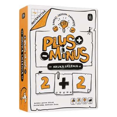 Plus i minus. Nauka liczenia - edukacyjna gra karciana