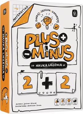 Plus i minus. Nauka liczenia - edukacyjna gra karciana