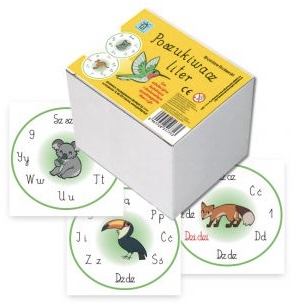 Poszukiwacz liter - gra edukacyjna kształcąca I doskonaląca spostrzeganie liter I cyfr