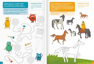 Kapitan Nauka. Bazgraki i gimnastyka języka. Ćwiczenia logopedyczne + 50 naklejek