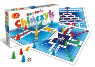 Chińczyk. Barykada - zestaw 2 gier planszowych