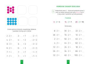 Matematyka. Dzielenie. Zeszyt ćwiczeń dla klas I-III