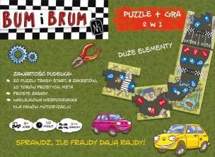 BUM i BRUM. Rajd Malucha - puzzlogra wyścigowa