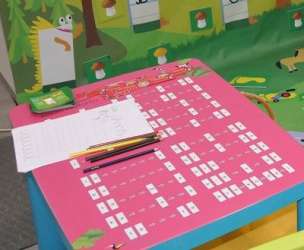 Plansze do początkowej nauki czytania 2 – pomoc do zabaw z klockami LOGO