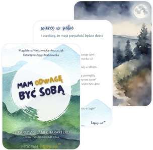 Mam odwagę być sobą. Karty z siłami charakteru + gra psychoedukacyjna