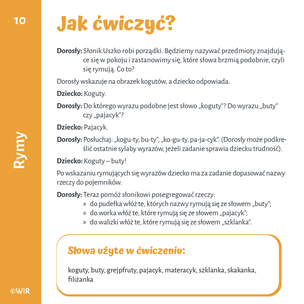 Ćwiczenia słuchowe dla dzieci. Część 2. Słonik Uszko bawi i uczy