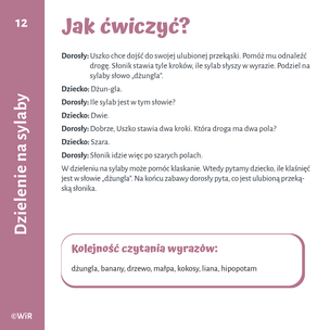 Ćwiczenia słuchowe dla dzieci. Część 2. Słonik Uszko bawi i uczy