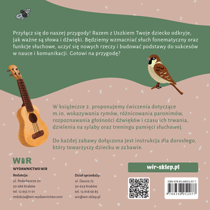 Ćwiczenia słuchowe dla dzieci. Część 2. Słonik Uszko bawi i uczy