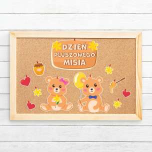 Dekoracje przedszkolne - Dzień Pluszowego Misia (11 elementów)
