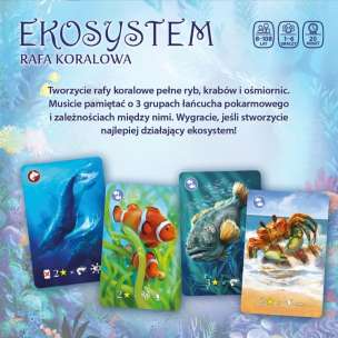 Ekosystem 2. Rafa koralowa - gra karciana