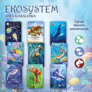 Ekosystem 2. Rafa koralowa - gra karciana