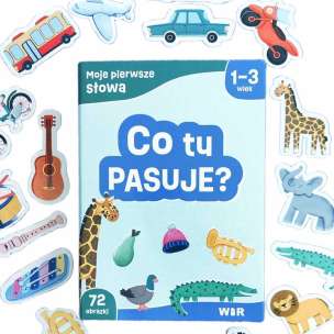 Moje pierwsze słowa. Co tu pasuje? - zestaw edukacyjny