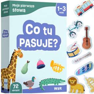 Moje pierwsze słowa. Co tu pasuje? - zestaw edukacyjny