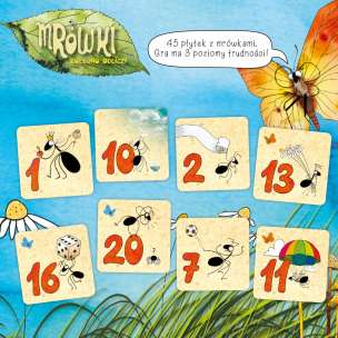 Mrówki. Kolejno odlicz! - gra rozwijająca pamięć i naukę liczenia