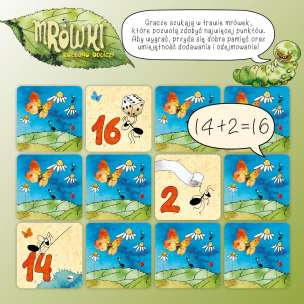 Mrówki. Kolejno odlicz! - gra rozwijająca pamięć i naukę liczenia