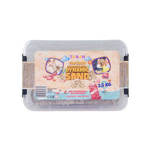 Piasek dynamiczny Tuban box 2,5 kg - kolor naturalny