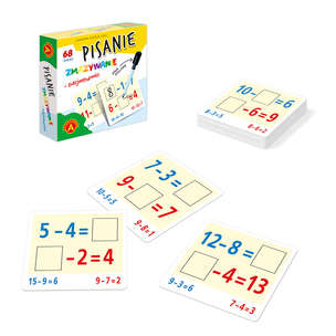 Pisanie i zmazywanie. Odejmowanie - zabawka edukacyjna